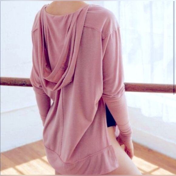 Free People Soul Circle Hooded Shirt size Medium - Picture 6 of 13